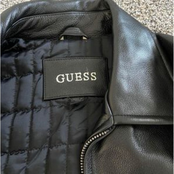 Guess Men’s Leather Jacket - Picture 4 of 4